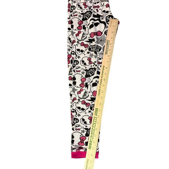 Monster High Thermal Base Layer Girls 12 Used 2 Piece Cotton Blend Fall Winter - Picture 11 of 16